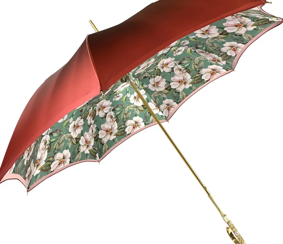 Online Il Marchesato Fine ed elegante ombrello fiorato