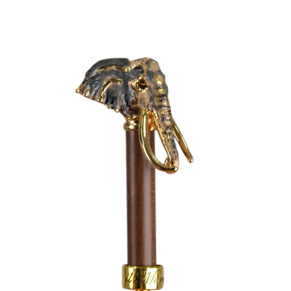 Hot Il Marchesato Golden Elephant Umbrella for a Bold and Exotic Look