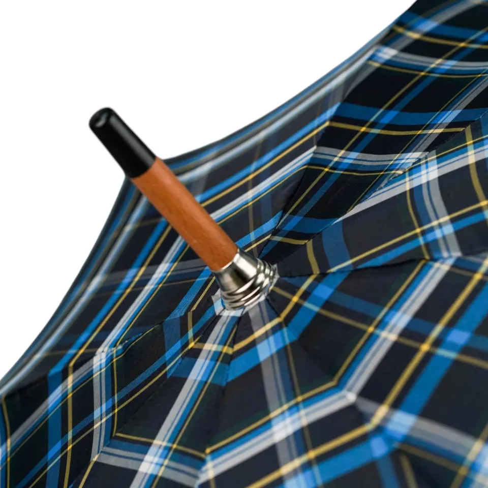 Outlet Il Marchesato Handcrafted Cotton Umbrella - Natural Chestnut Root Handle Designer