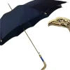 Hot Il Marchesato Impugnatura da aquila 24k - Elegante ombrello blu