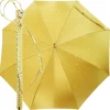 Outlet Il Marchesato In Oro giallo Donna Ombrello Moda Cristalli Ombrelloni Grande Idea Regalo