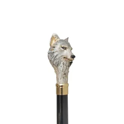 Sale Il Marchesato 24k Wolf placcato in oro - smaltato a mano