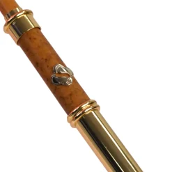 Best Il Marchesato LIMITED COLLECTION - Pink Umbrella with Gold-Plated Handle and Quartz