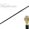 Clearance Il Marchesato Manopola Milord con maestosi cristalli blu