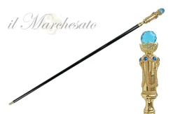 Online Il Marchesato Meraviglioso Mylord Walking Canne con grande cristallo Aqua