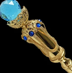 Online Il Marchesato Meraviglioso Mylord Walking Canne con grande cristallo Aqua