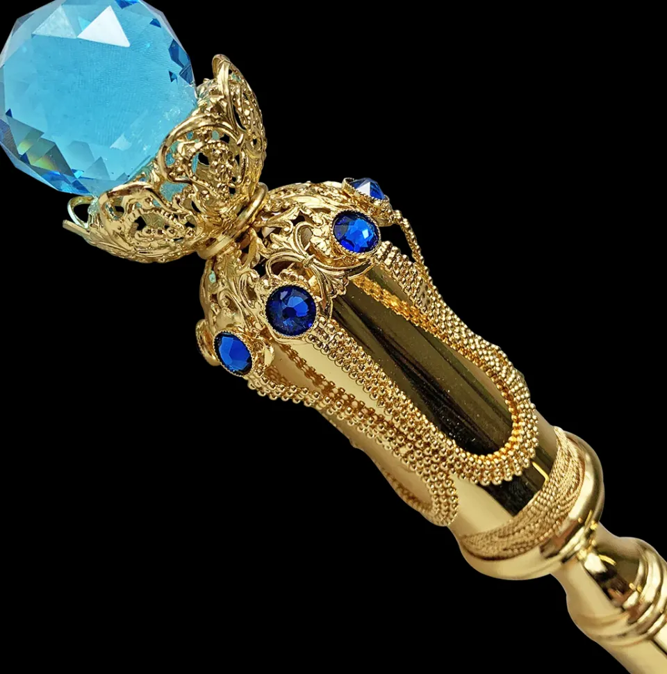 Online Il Marchesato Meraviglioso Mylord Walking Canne con grande cristallo Aqua
