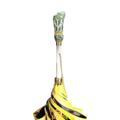 Online Il Marchesato Meraviglioso ombrello oro giallo dal design esclusivo