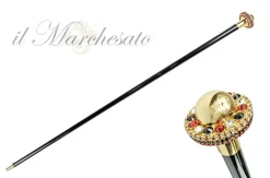 Outlet Il Marchesato Minore speciale con cristalli rossi, bianchi e neri