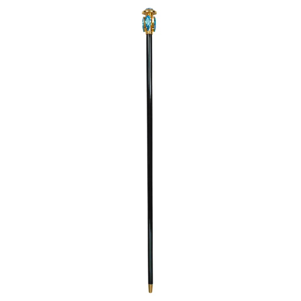 Fashion Il Marchesato Oceanic Elegance: Exclusive Walking stick with Aquamarine Teardrop Cry