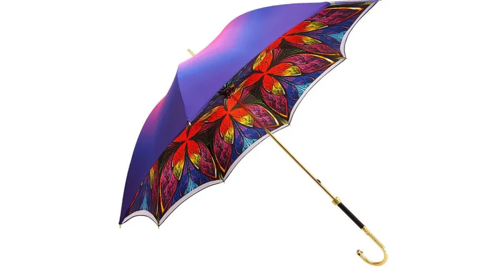 Discount Il Marchesato Ombrello a doppio tessuto luminoso e brillante - made in Italy