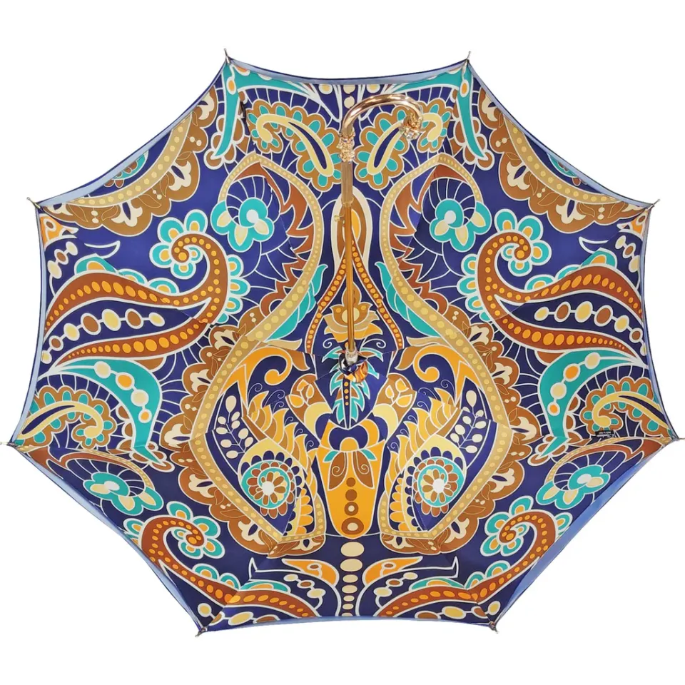 Discount Il Marchesato Ombrello artigianale con design astratto