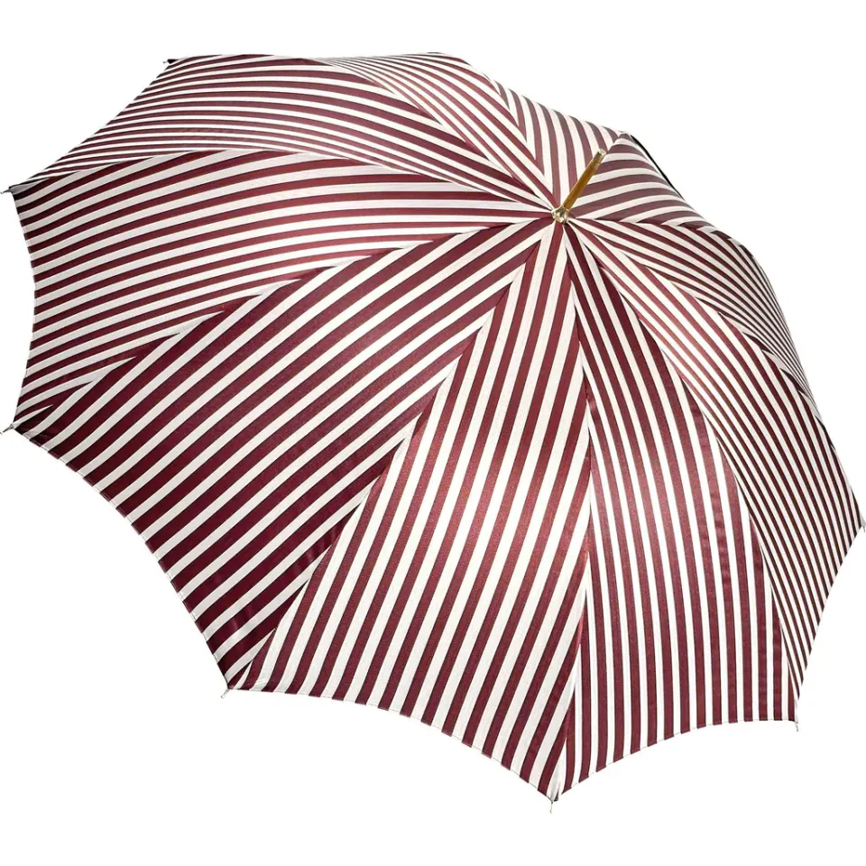 Discount Il Marchesato Ombrello automatico con manico cane da punta placcato oro 24K