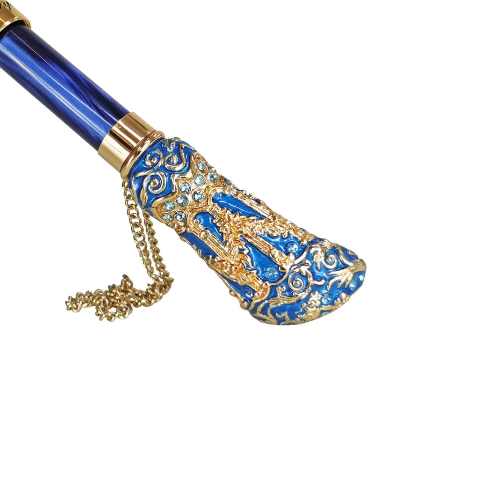 Online Il Marchesato Ombrello azzurro fine ed elegante
