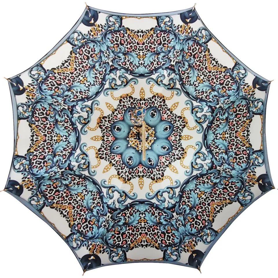 Online Il Marchesato Ombrello azzurro fine ed elegante