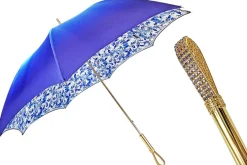 Discount Il Marchesato Ombrello azzurro fine ed elegante