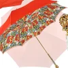 Online Il Marchesato Ombrello con impugnatura pavone e cristalli smeraldo