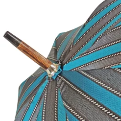 Online Il Marchesato Ombrello con manico in pelle di struzzo