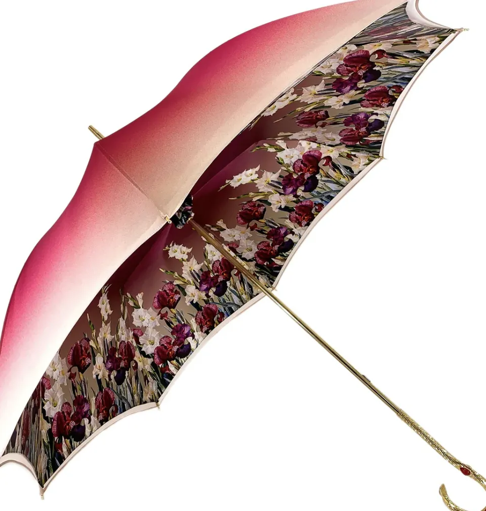 Fashion Il Marchesato Ombrello con papaveri di lusso - Nuovo design esclusivo