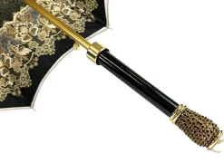 Discount Il Marchesato Ombrello con stampa leopardata, doppio tessuto