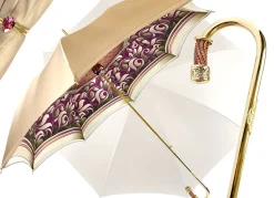Hot Il Marchesato Ombrello crema fatto a mano - Design astratto