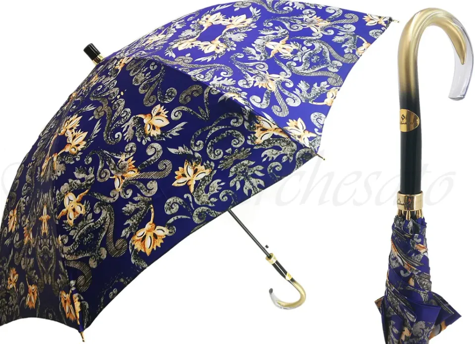 Clearance Il Marchesato Ombrello da donna blu astratto