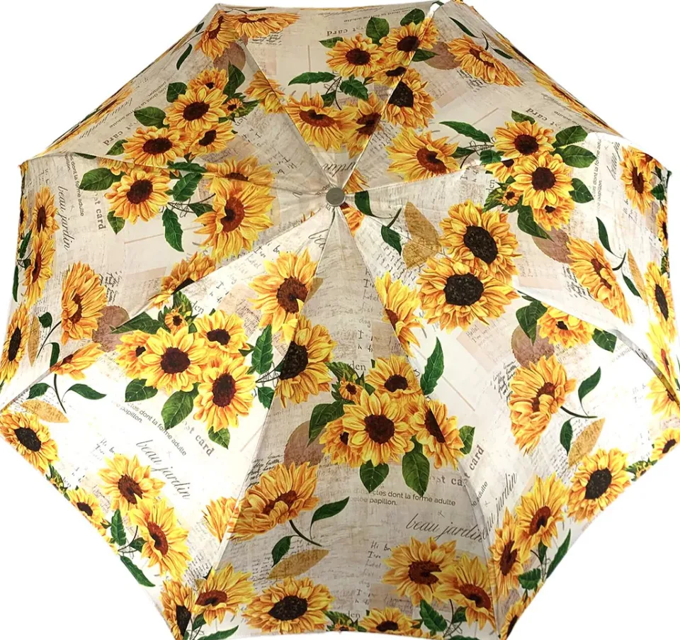 Sale Il Marchesato Ombrello da donna Design esclusivo con girasoli