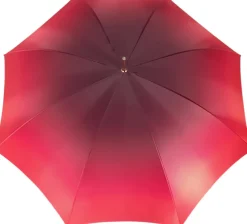 Clearance Il Marchesato Ombrello doppio tessuto rosso, nuova esclusiva papaveri