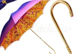 Best Il Marchesato Ombrello estroverso Fuchsia e viola con corone