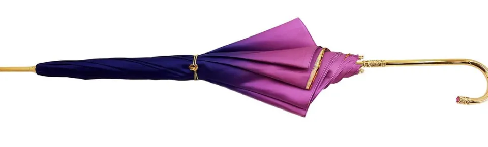 Best Il Marchesato Ombrello estroverso Fuchsia e viola con corone