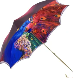 Sale Il Marchesato Ombrello Fantastico Con disegno Pavone - Il-Marchesato