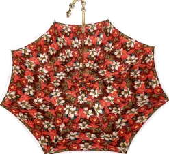 Fashion Il Marchesato Ombrello floreale Rosso Marchesato