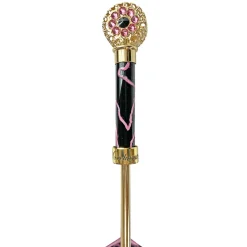 Hot Il Marchesato Ombrello fucsia con medaglione e cristalli
