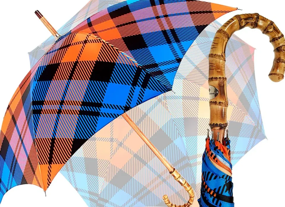 Sale Il Marchesato Ombrello in Bamboo da uomo fatto a mano