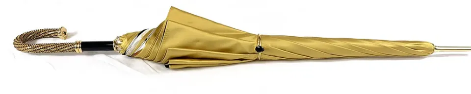 New Il Marchesato Ombrello In Fantastico Doppio telo color Oro