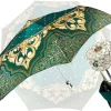 Discount Il Marchesato Ombrello mini verde e beige - ilMarchesato