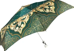 Discount Il Marchesato Ombrello mini verde e beige - ilMarchesato