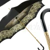 Online Il Marchesato Ombrello nero Semplice ed elegante con design animalier