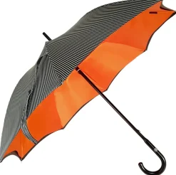 Outlet Il Marchesato Ombrello piantino da uomo in faggio verniciato - colore Arancione