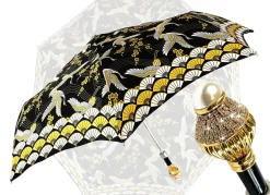 Online Il Marchesato Ombrello pieghevole da donna - Meraviglioso design con aironi