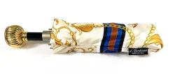 Clearance Il Marchesato Ombrello pieghevole da donna con stampa catene
