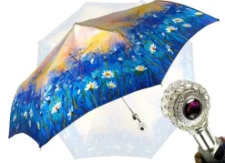 Hot Il Marchesato Ombrello pieghevole da donna - Nuovo esclusivo margherite