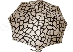 Fashion Il Marchesato Ombrello pieghevole elegante leggero crema e nero