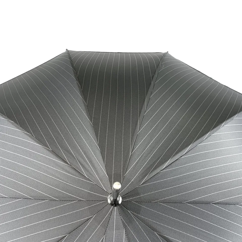 Clearance Il Marchesato Ombrello rigato grigio