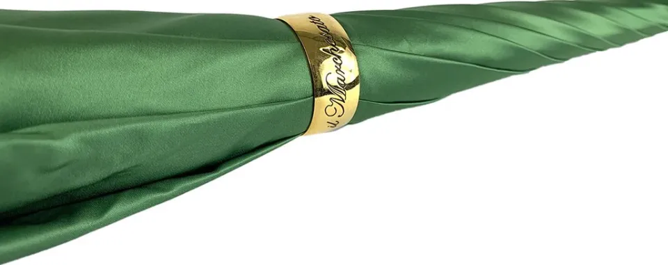 New Il Marchesato Ombrello verde da donna con cristalli