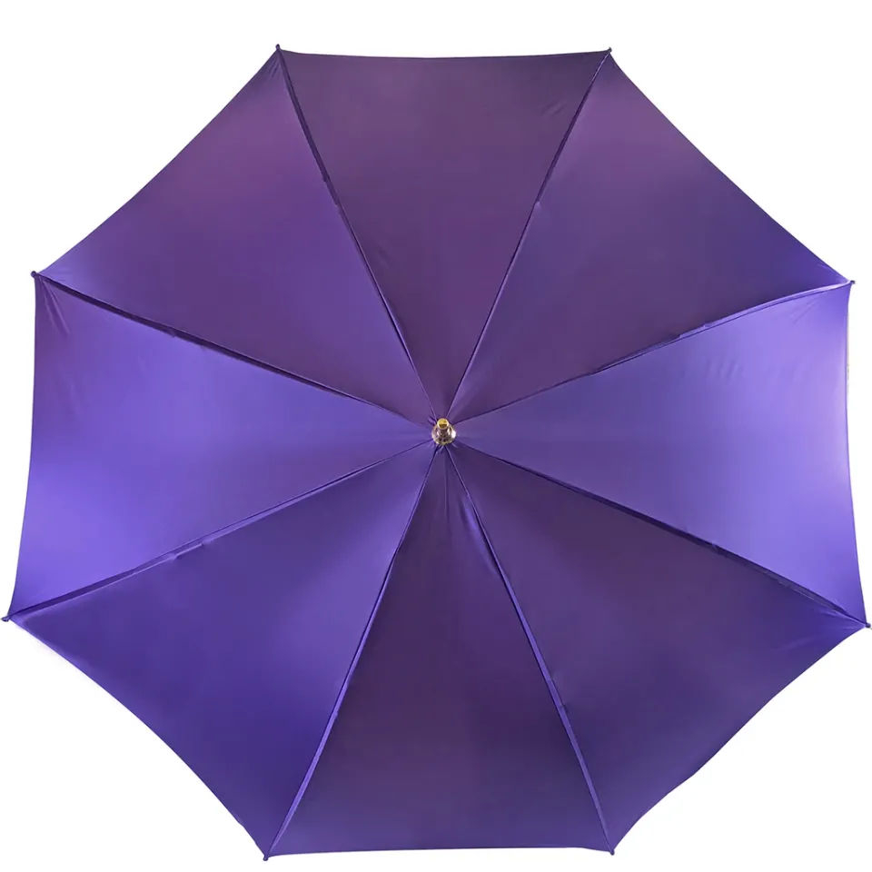 Discount Il Marchesato Originale ombrello viola con fantasia multicolore