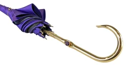 Discount Il Marchesato Originale ombrello viola con fantasia multicolore
