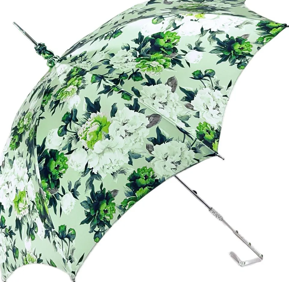 Clearance Il Marchesato Parasole verde floreale