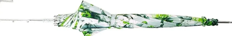 Clearance Il Marchesato Parasole verde floreale