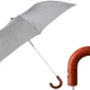Sale Il Marchesato Polka Dots Jacquard: Foldable Umbrella with Bamboo